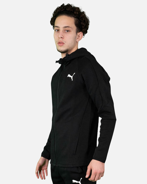 Giacca con cappuccio Puma Evostripe - nera - Footkorner