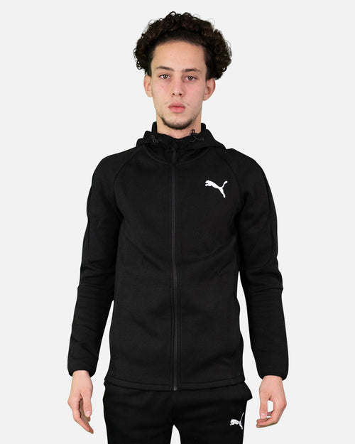 Giacca con cappuccio Puma Evostripe - nera - Footkorner