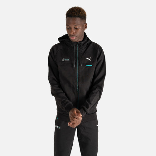 Chaqueta con capucha Puma Mercedes - Negro/Azul/Blanco - Footkorner