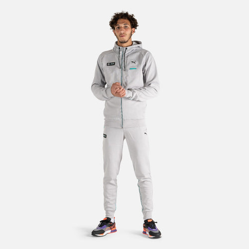 Veste à capuche Puma Mercedes - Gris/Bleu/Noir - Footkorner