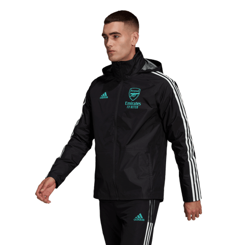 Chaqueta impermeable Arsenal 2021/2021 - Negro/Verde - Footkorner