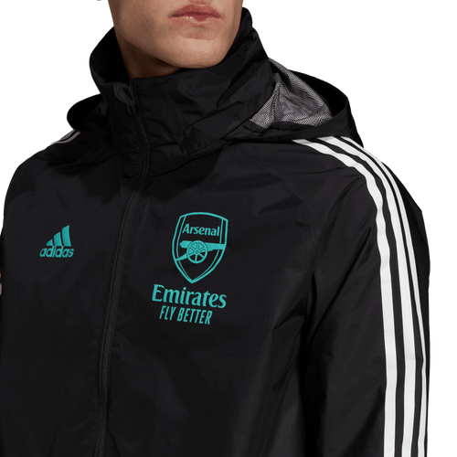 Chaqueta impermeable Arsenal 2021/2021 - Negro/Verde - Footkorner