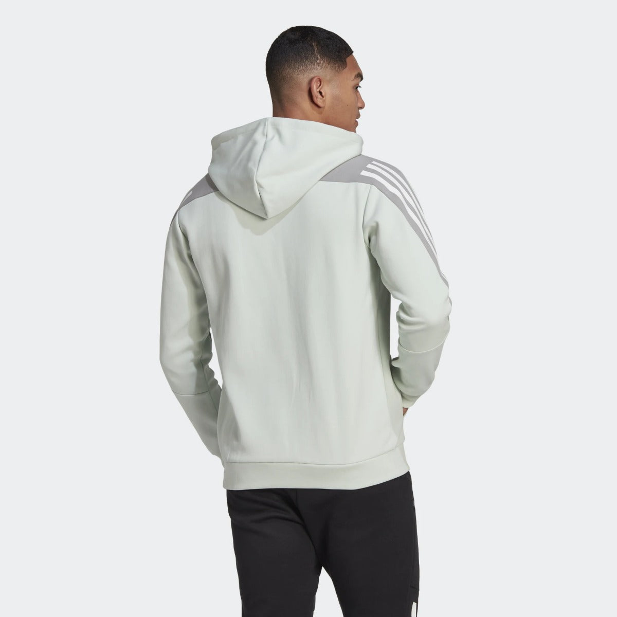 Adidas 3 Stripes Future Icons Hooded Jacket - Gray