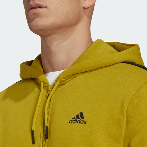 Felpa con cappuccio Adidas 3 Stripe Future Icons - Giallo/Nero/Bianco - Footkorner