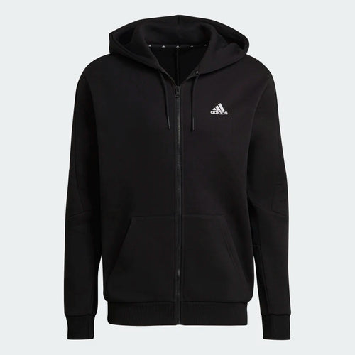 Felpa con cappuccio Adidas 3 Stripe Future Icons - nera/bianca - Footkorner