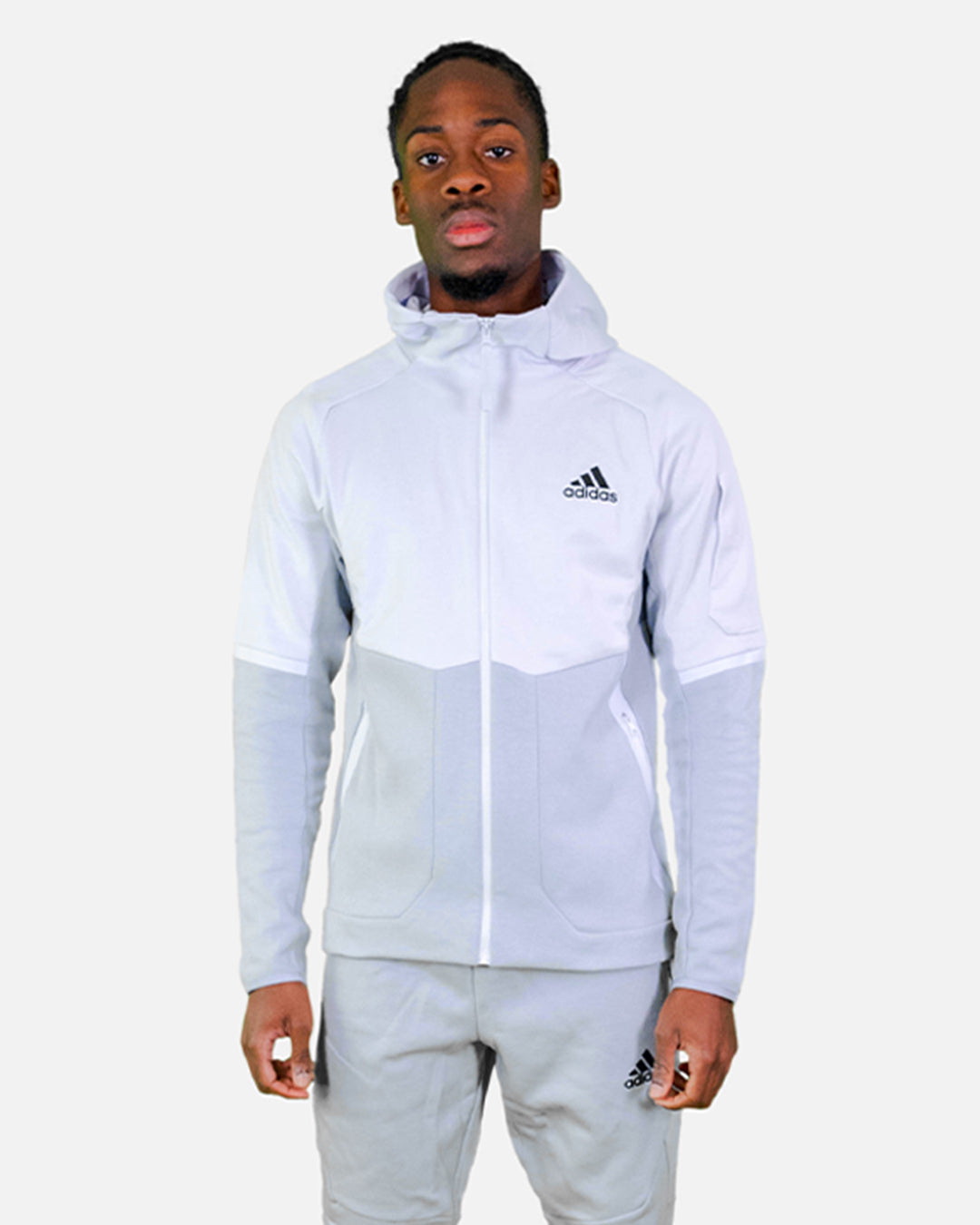 Adidas Designed For Gameday Hooded Jacket - Gray