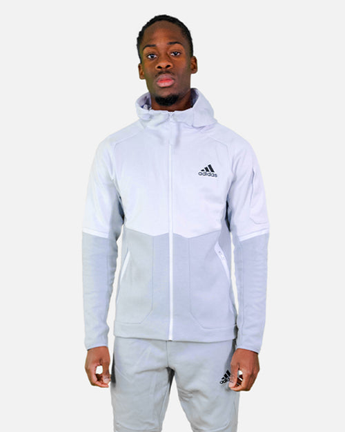 Adidas Designed For Gameday Hooded Jacket - Gray - Footkorner