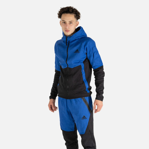 Adidas Designed For Gameday Hoodie - Black/Blue - Footkorner