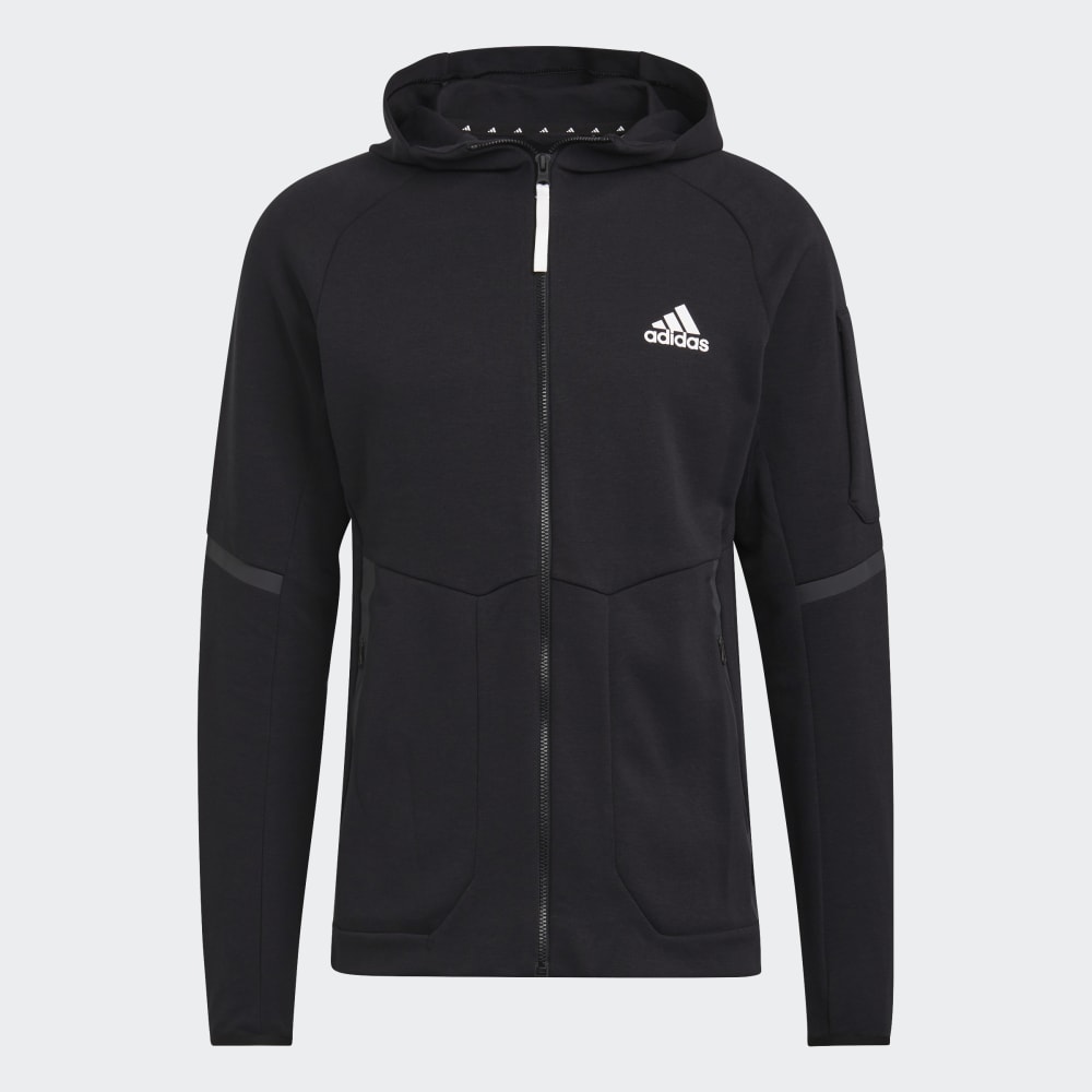 Adidas Designed For Gameday Hooded Jacket - Black