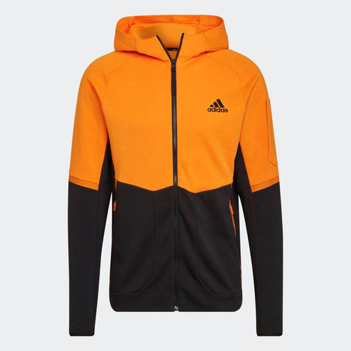 Felpa con cappuccio Adidas Designed For Gameday - nera/arancione - Footkorner