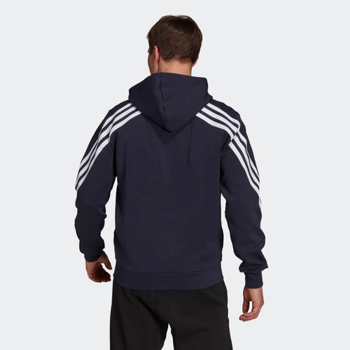 Veste Capuche Adidas Sportswear Future Icons  - Bleu/Blanc - Footkorner