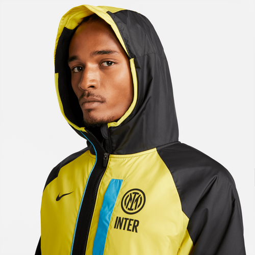 Inter Milan Hooded Jacket 2022/2023 - Black/Yellow/Blue - Footkorner