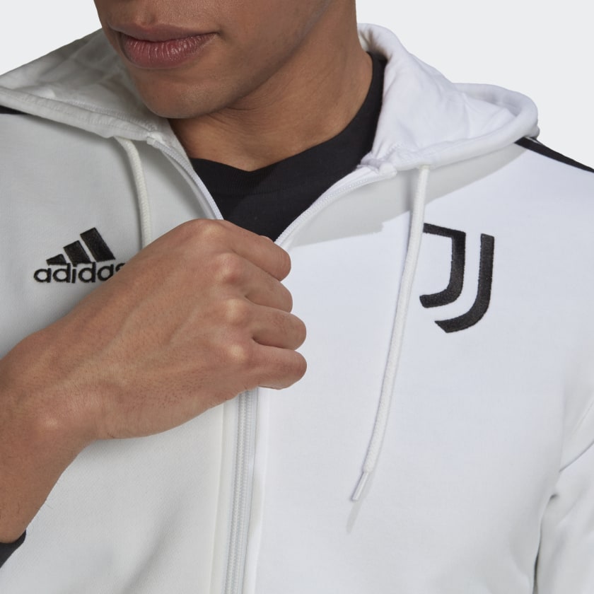 FootkornerChaqueta con capucha Juventus 2021/2022 - Blanco/Negro