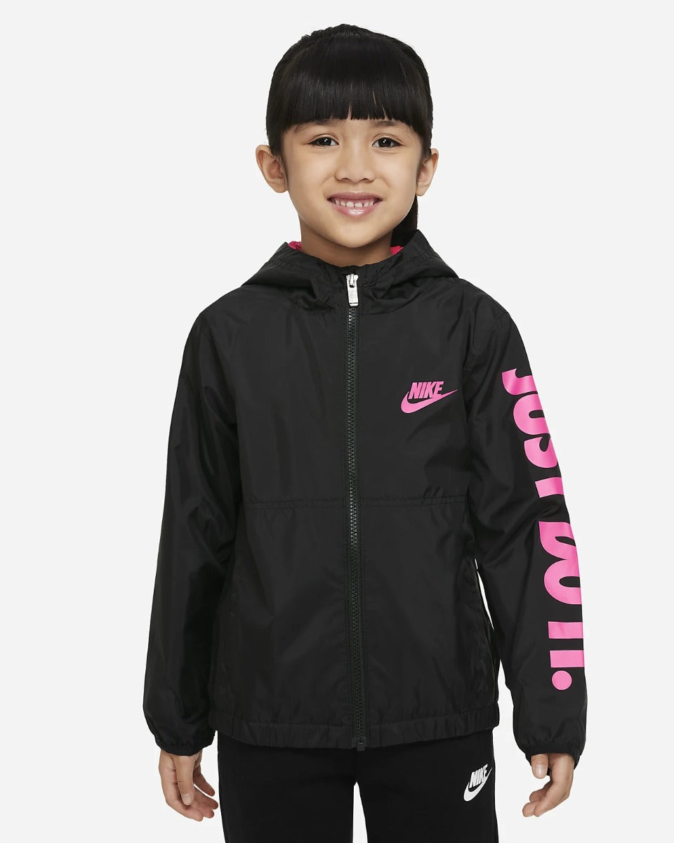 Nike Hooded Jacket Kids - Black/Pink