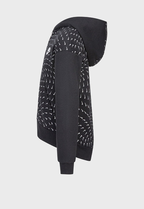 Chaqueta Con Capucha Nike Essentials Niños - Negro/Blanco - Footkorner