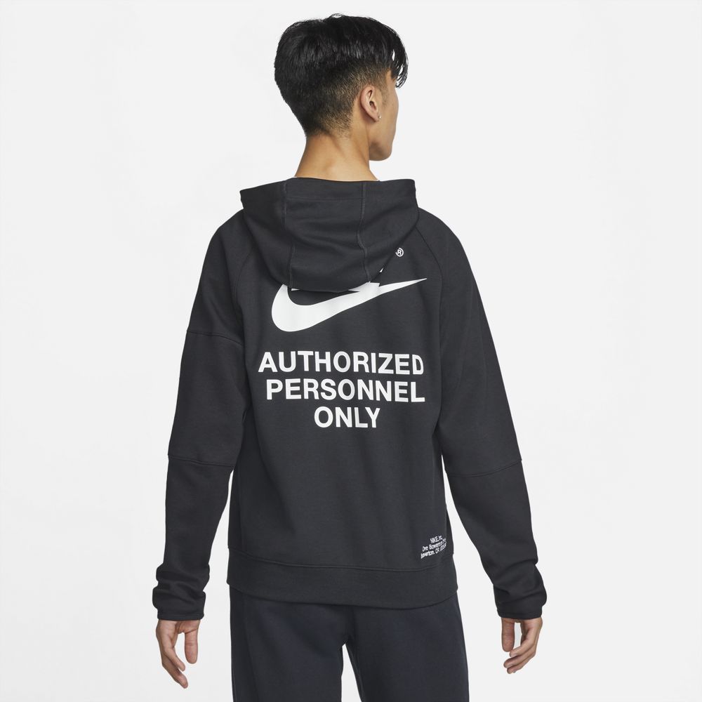 Nike Fleece Hooded Jacket - Black