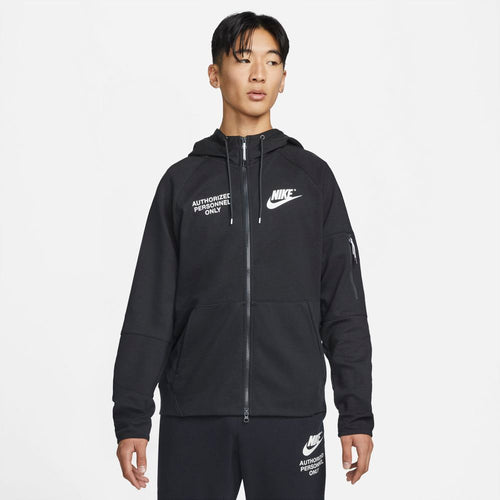 Nike Fleece Hooded Jacket - Black - Footkorner
