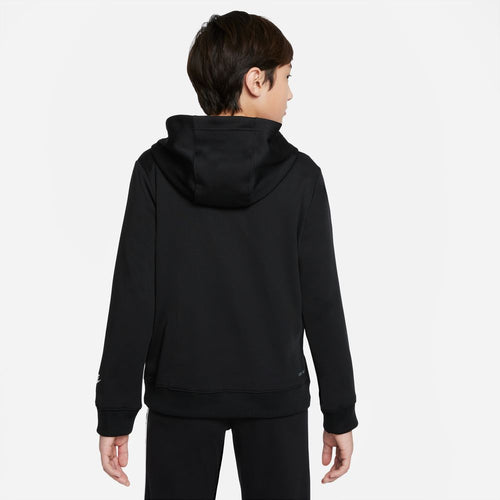 Felpa con cappuccio Nike Junior Repeat - nera/bianca - Footkorner