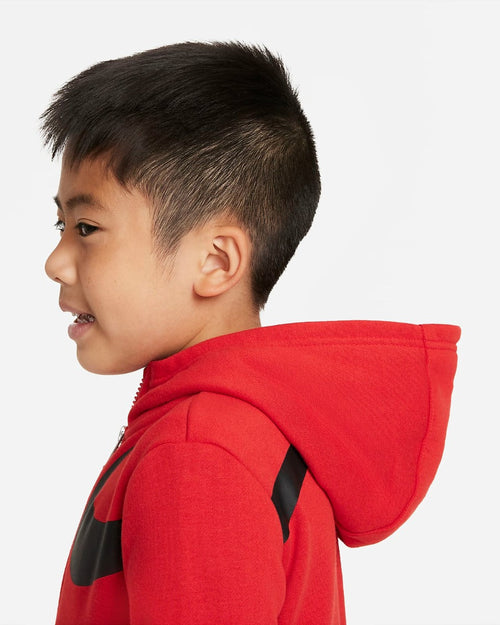 Giacca con cappuccio Nike Swoosh Bambini - Rosso/Nero/Bianco - Footkorner