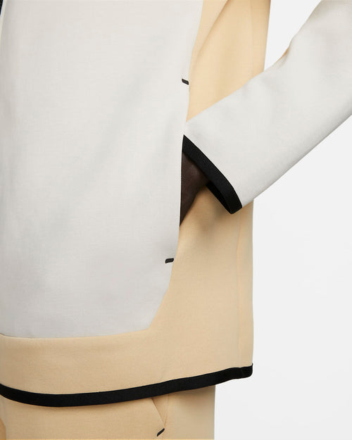 Felpa con cappuccio Nike Tech Fleece - Beige/Bianco/Blu - Footkorner