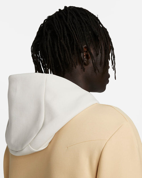 Felpa con cappuccio Nike Tech Fleece - Beige/Bianco/Blu - Footkorner