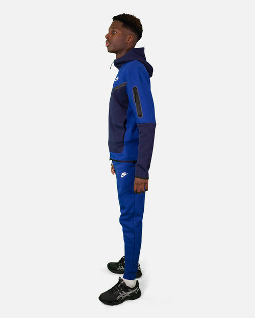 Veste à capuche Nike Tech Fleece - Bleu - Footkorner
