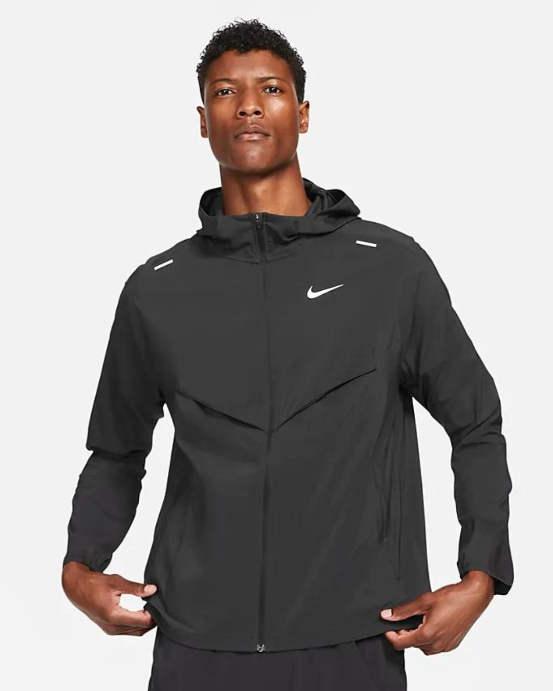 Chaqueta con capucha Nike Windrunner - Negro