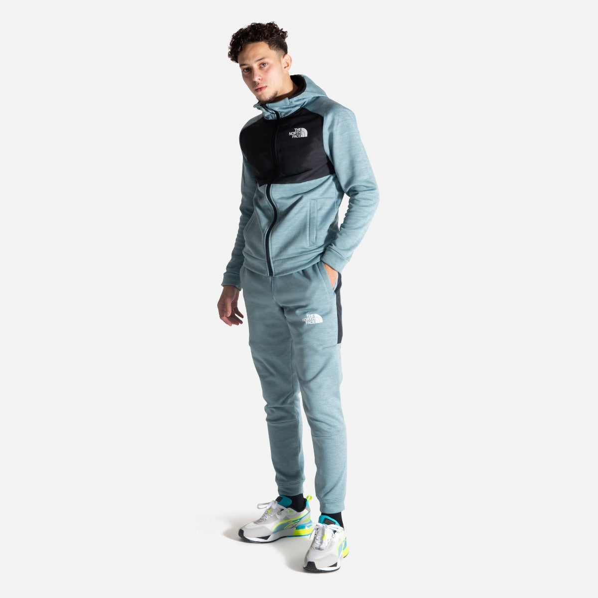 The North Face Ma Fleece Hoodie - Blue/Black
