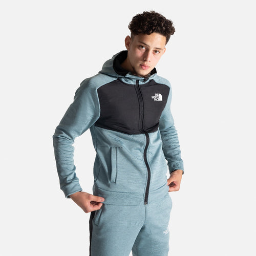 Veste à capuche The North Face Ma Fleece - Bleu/Noir - Footkorner