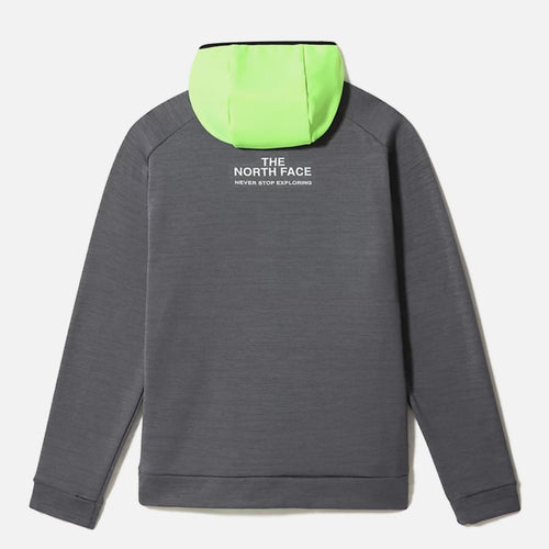 The North Face Ma Fleece Hoodie – Schwarz/Grün/Grau - Footkorner