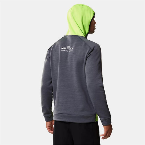 The North Face Ma Fleece Hoodie – Schwarz/Grün/Grau - Footkorner