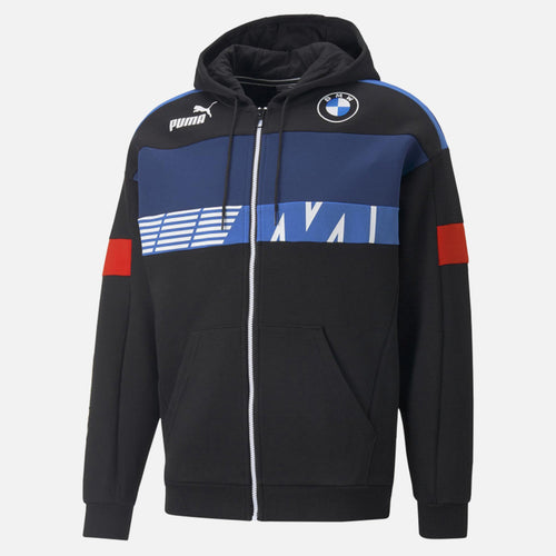 Felpa con cappuccio Puma BMW Motorsport - Nera/Rossa/Blu - Footkorner
