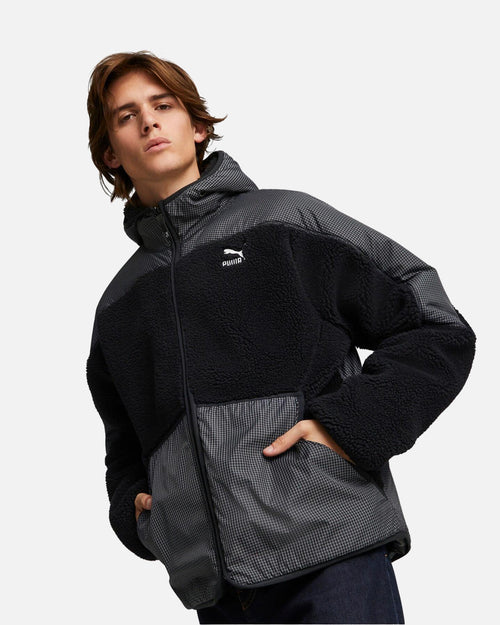 Chaqueta con capucha Puma Sherpa - Negro - Footkorner