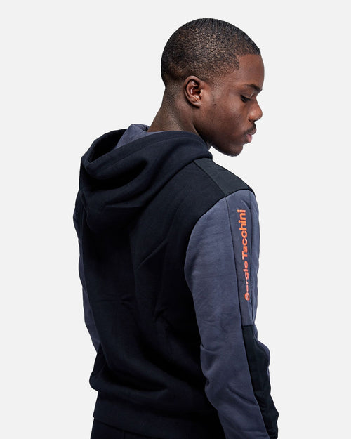 Sergio Tacchini Ginnico Hooded Jacket - Black/Red - Footkorner