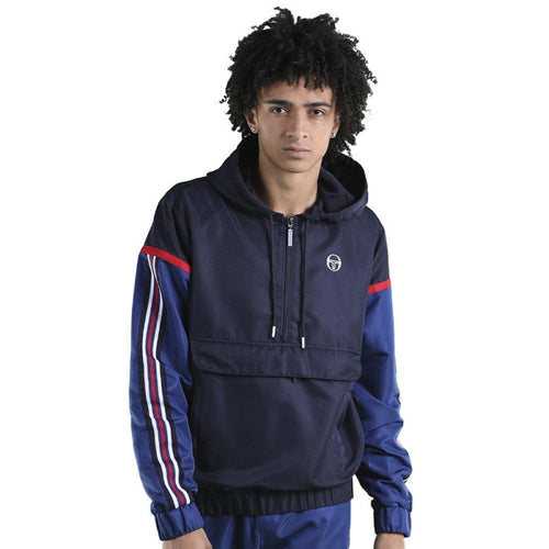 Sergio Tacchini Nion Hooded Jacket - Blue/Red/Black - Footkorner