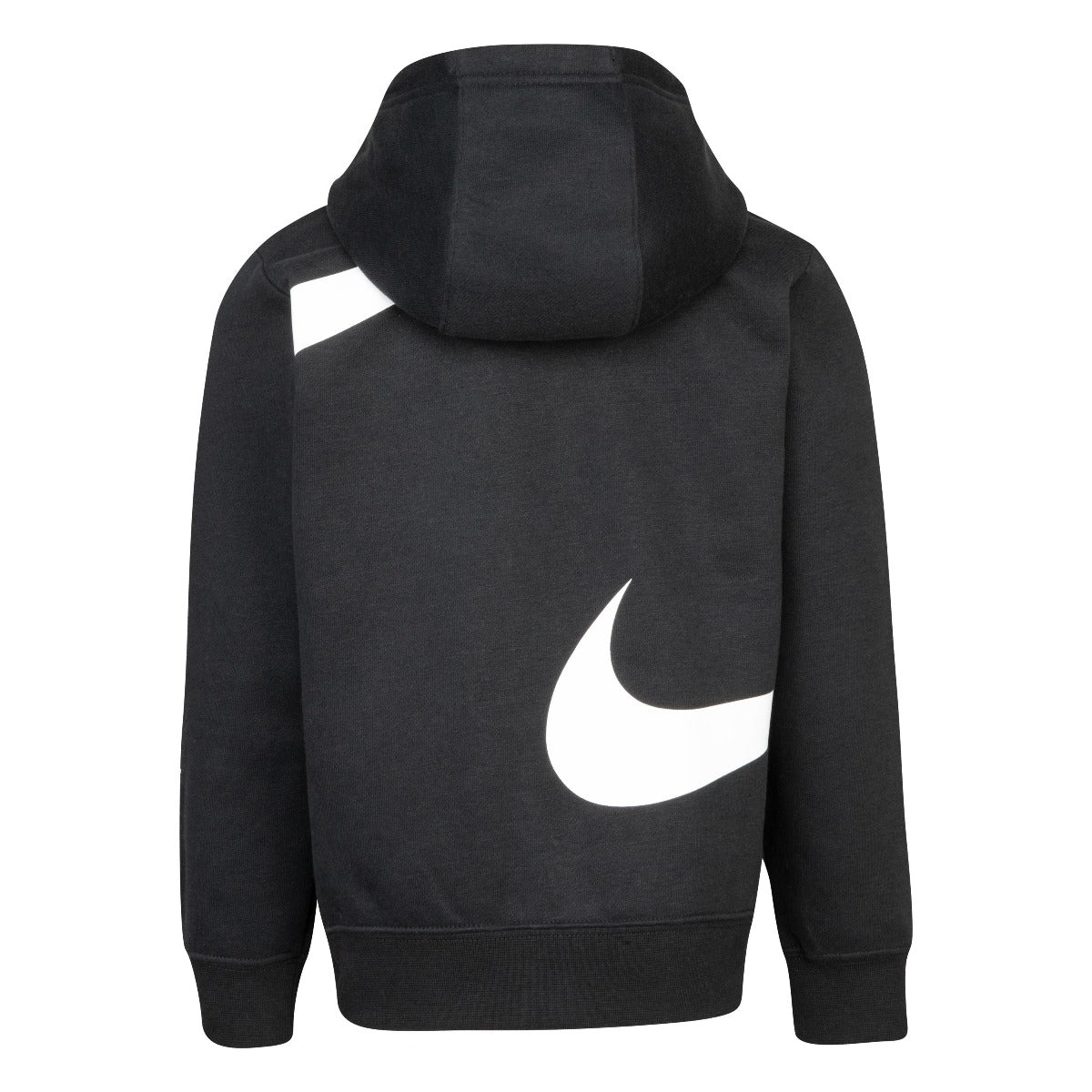 Nike Swoosh Hooded Jacket Kids - Black/White