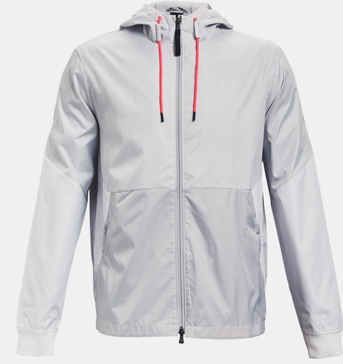 Under Armor Legacy Windbreaker Hooded Jacket - Gray - Footkorner