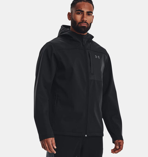 Under Armour Storm ColdGear Infrarot-Schild-Kapuzenjacke – Schwarz - Footkorner