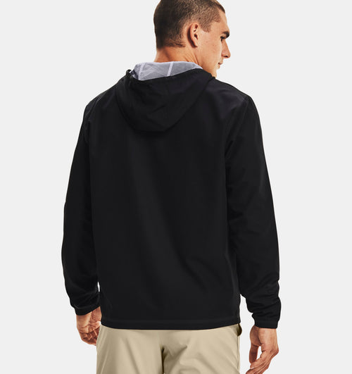 Under Armor Windbreaker Hooded Jacket - Black - Footkorner