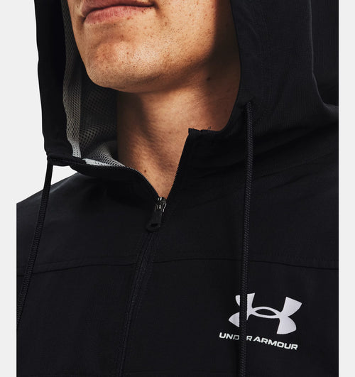 Under Armor Windbreaker Hooded Jacket - Black - Footkorner