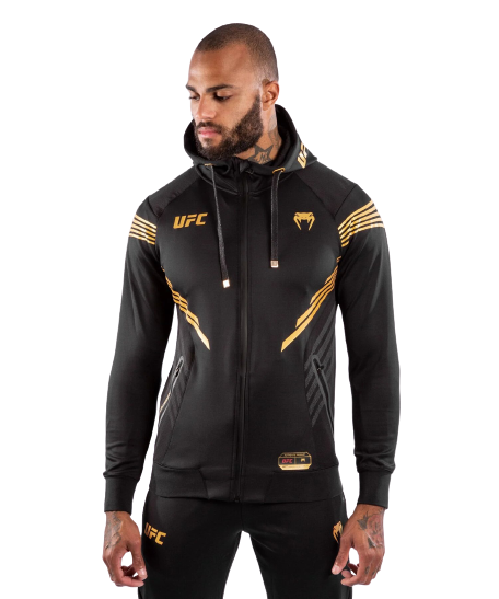 Chaqueta con capucha Venum UFC Fight Night - Negro/Oro - Footkorner