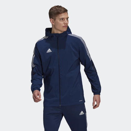 Chaqueta cortavientos adidas Tiro 21 - Azul/Blanco - Footkorner