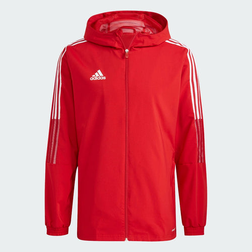 Chaqueta cortavientos adidas Tiro 21 - Rojo/Blanco - Footkorner