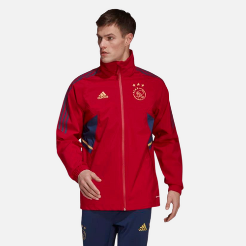 Ajax Amsterdam Condivo Windbreaker Jacket 2022/2023 - Red/Blue  - Footkorner