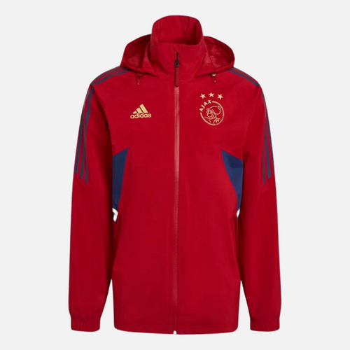 Ajax Amsterdam Condivo Windbreaker Jacket 2022/2023 - Red/Blue  - Footkorner