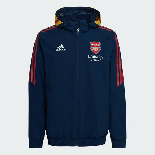 Veste Coupe-vent Arsenal Condivo - Bleu/Rouge - Footkorner