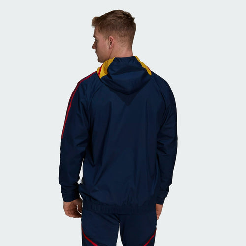 Veste Coupe-vent Arsenal Condivo - Bleu/Rouge - Footkorner