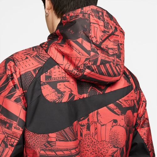 Atletico Madrid Windjacke 2022/2023 – Rot/Schwarz - Footkorner