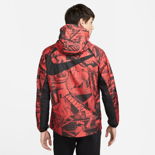 Atletico Madrid Windjacke 2022/2023 – Rot/Schwarz - Footkorner
