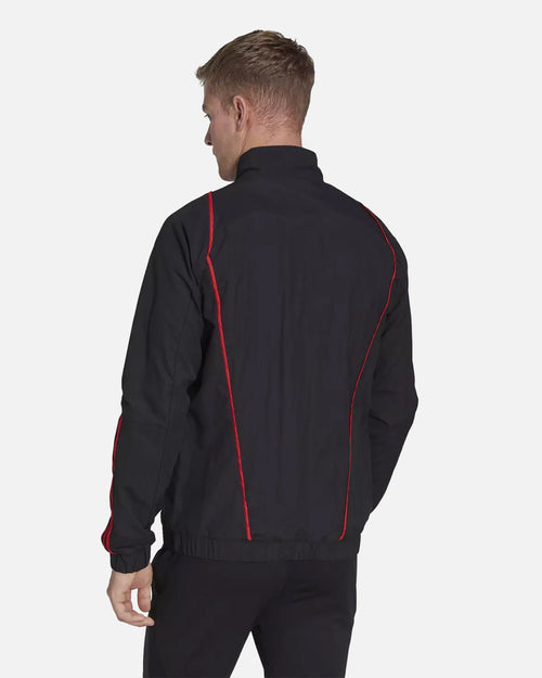 Veste Coupe-Vent Belgique 2022 - Noir/Rouge - Footkorner